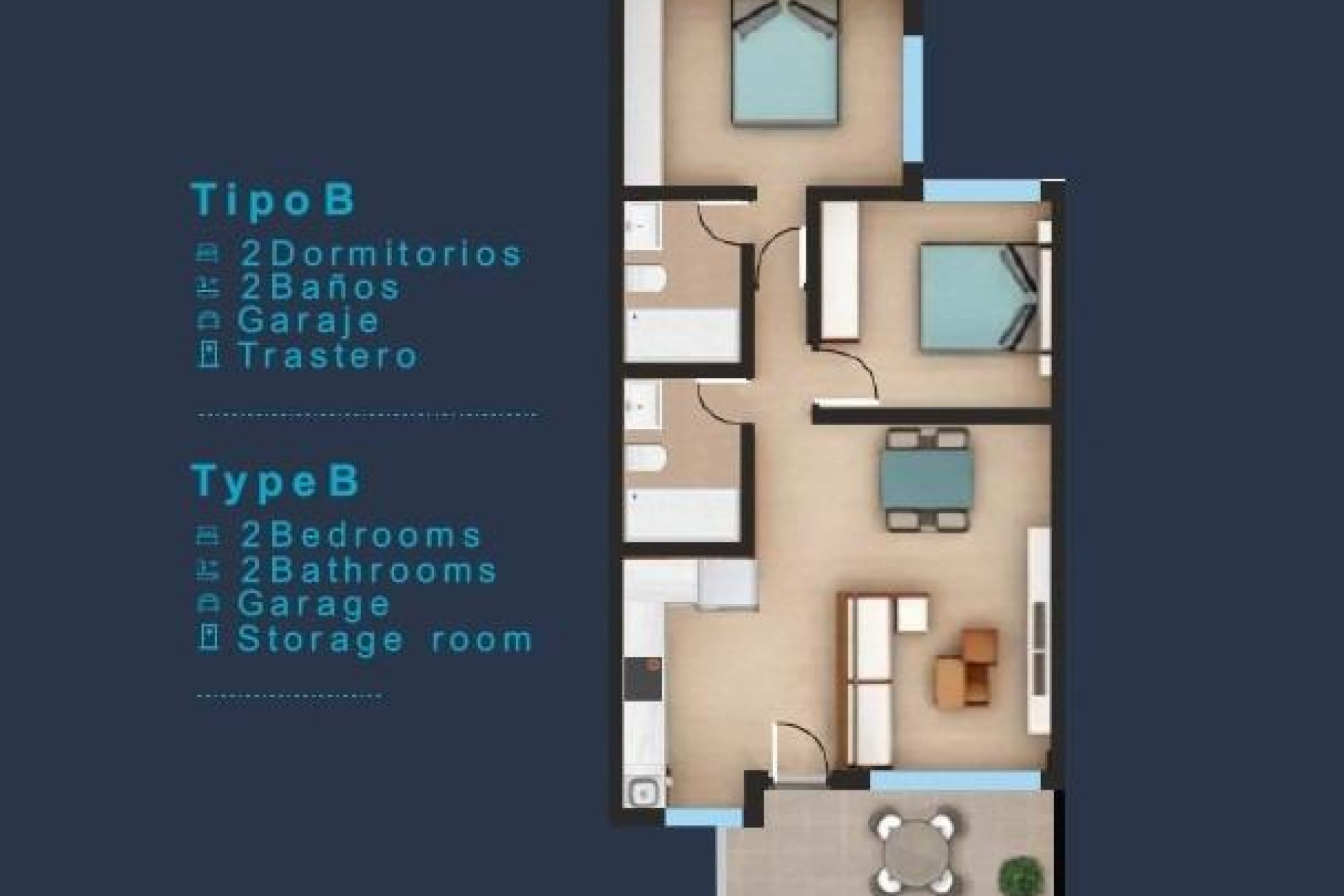 Nouvelle construction - Appartement -
San Pedro del Pinatar - Los Pinos