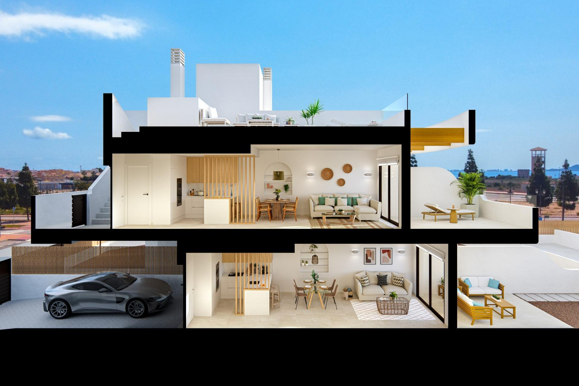 Nouvelle construction - Bungalow -
Los Alcazares - Serena Golf