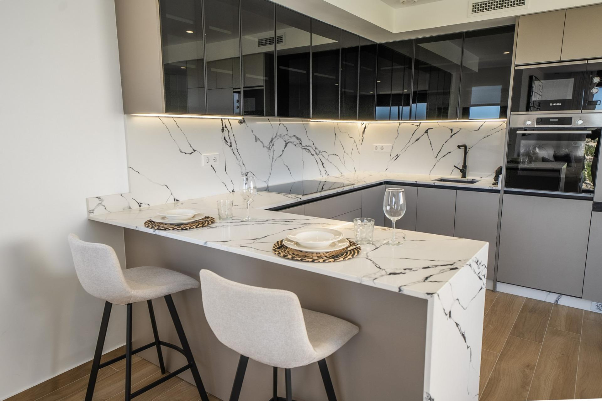 Nouvelle construction - Maison mitoyenne -
Algorfa