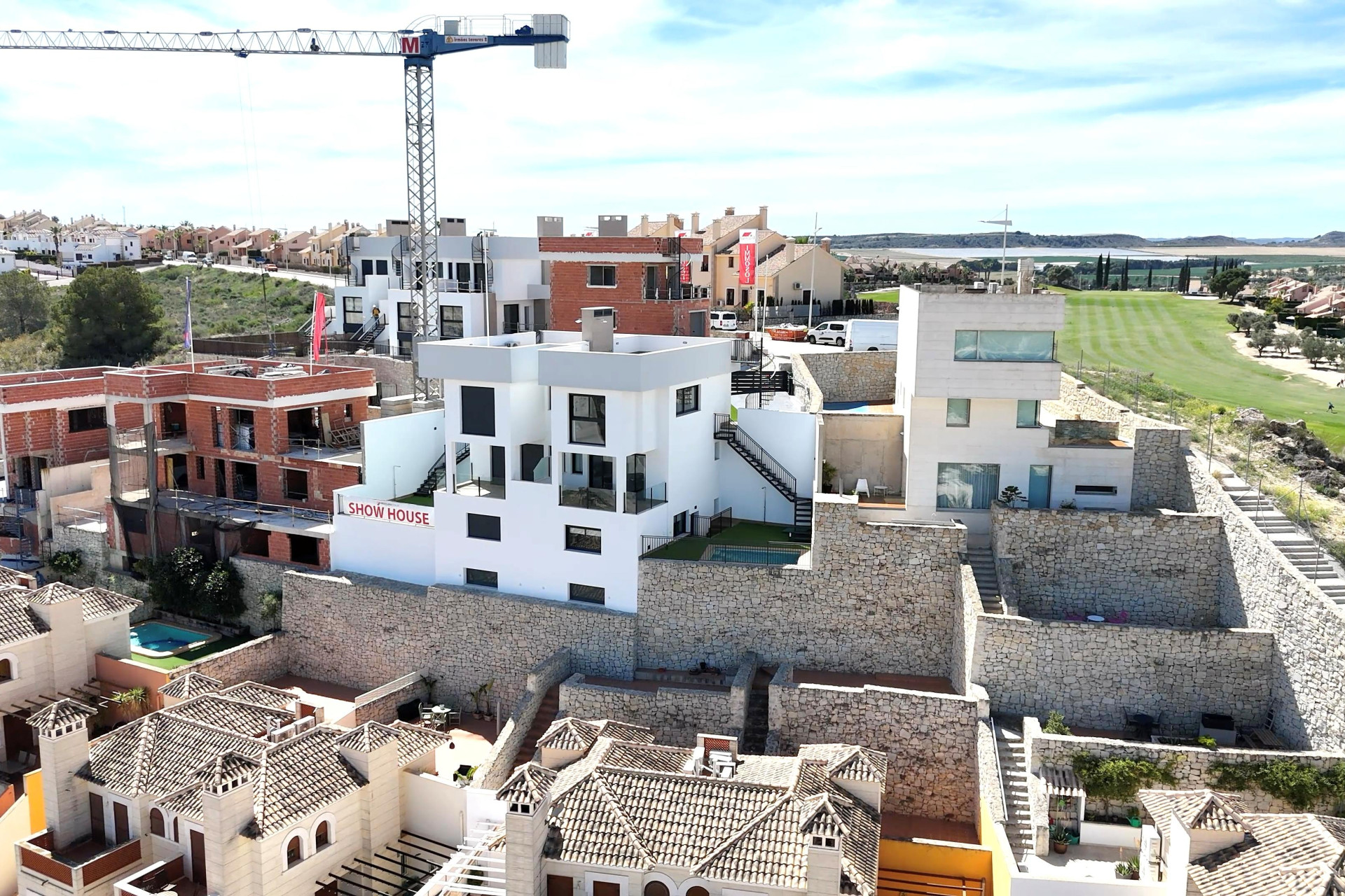 Nouvelle construction - Maison mitoyenne -
Algorfa