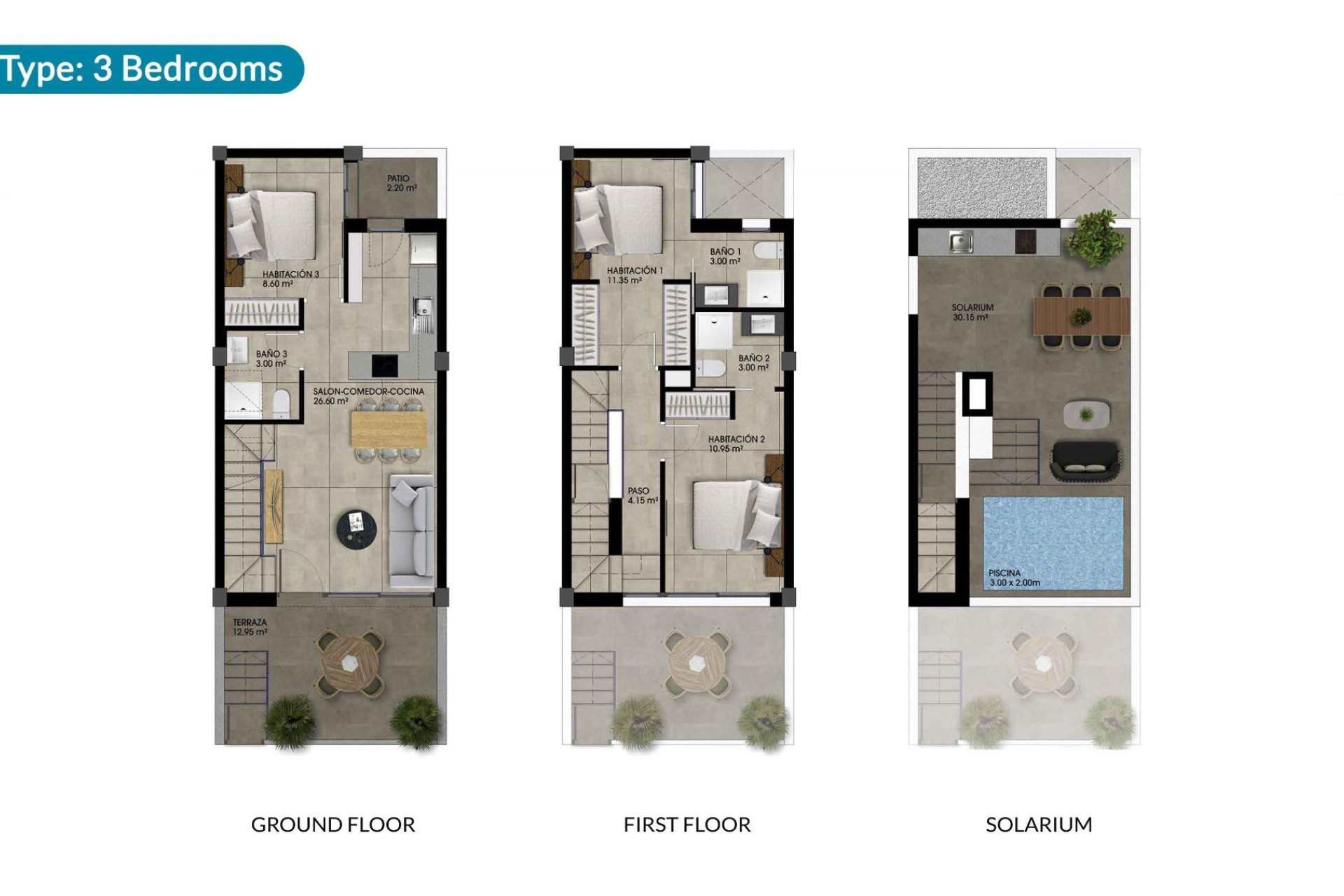 Nouvelle construction - Maison mitoyenne -
Dolores - Sector 2