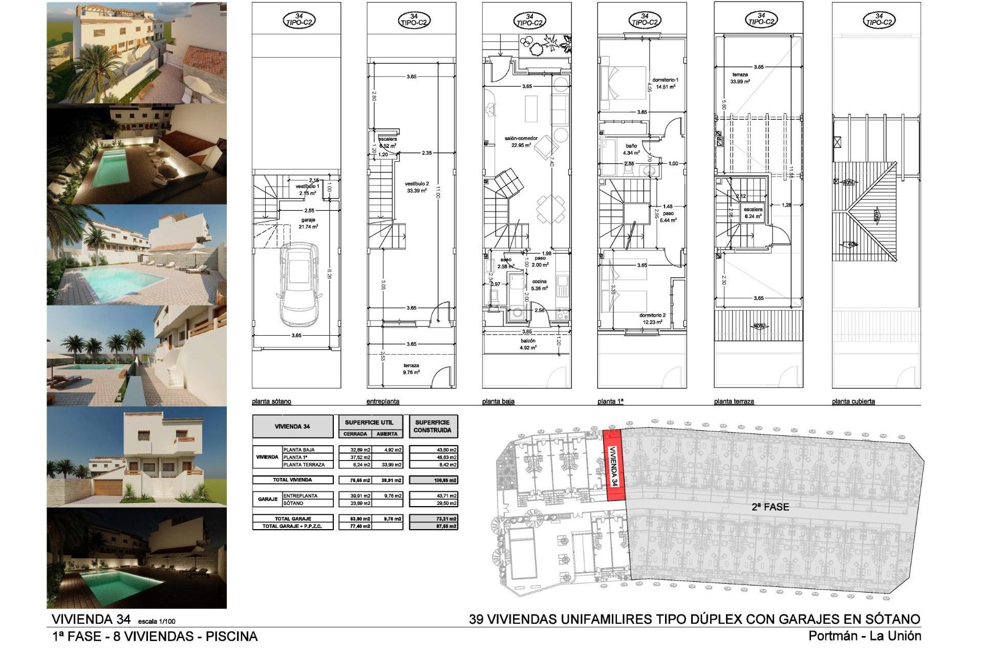 Nouvelle construction - Maison mitoyenne -
La Union - centro