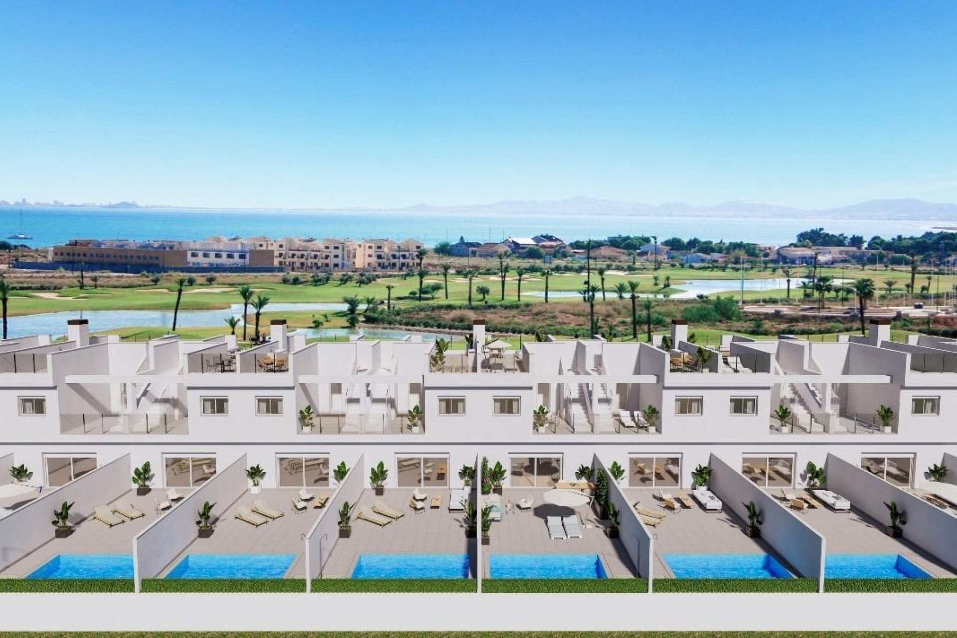 Nouvelle construction - Maison mitoyenne -
Los Alcazares - Serena Golf