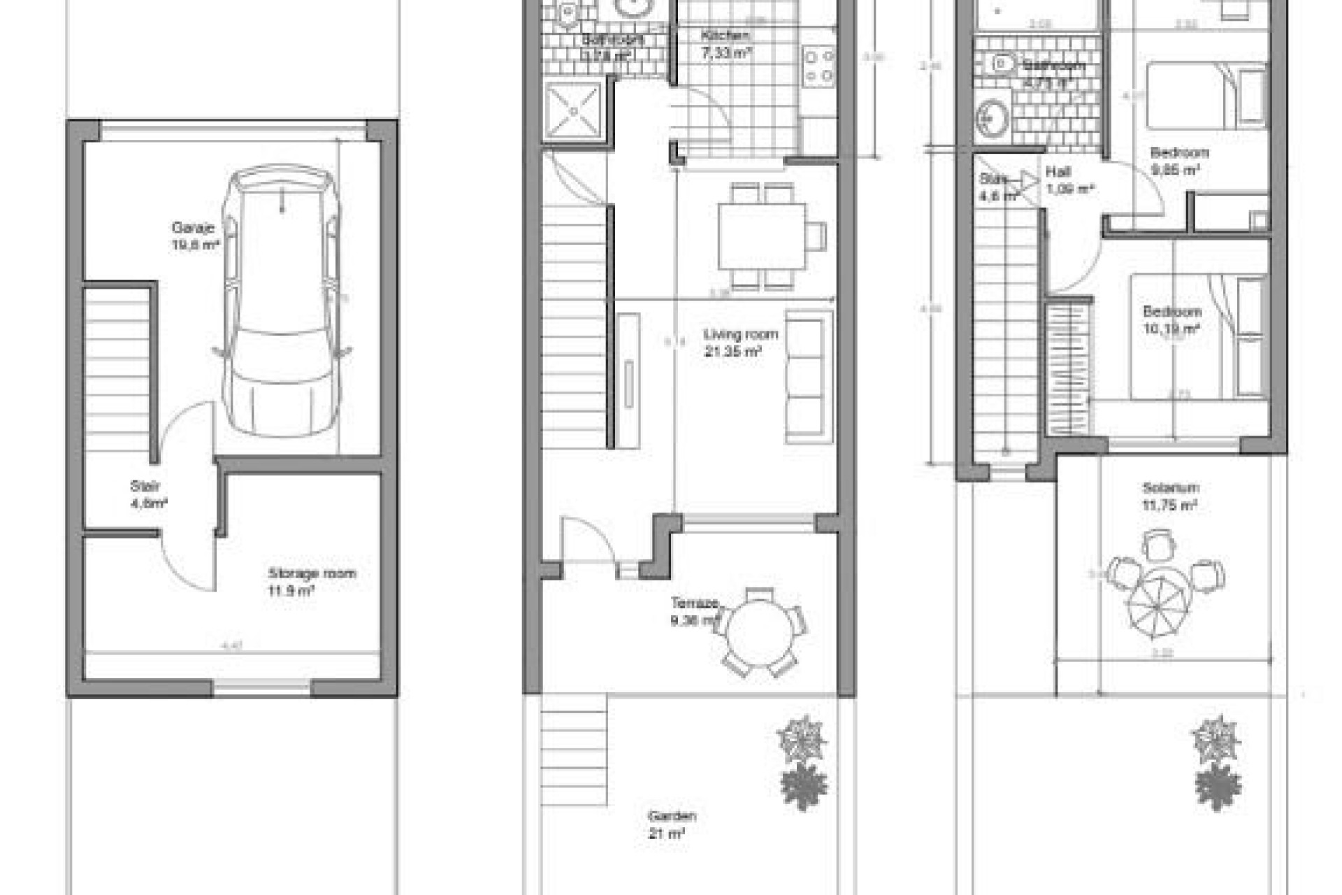 Nouvelle construction - Maison mitoyenne -
Mutxamel - Valle Del Sol