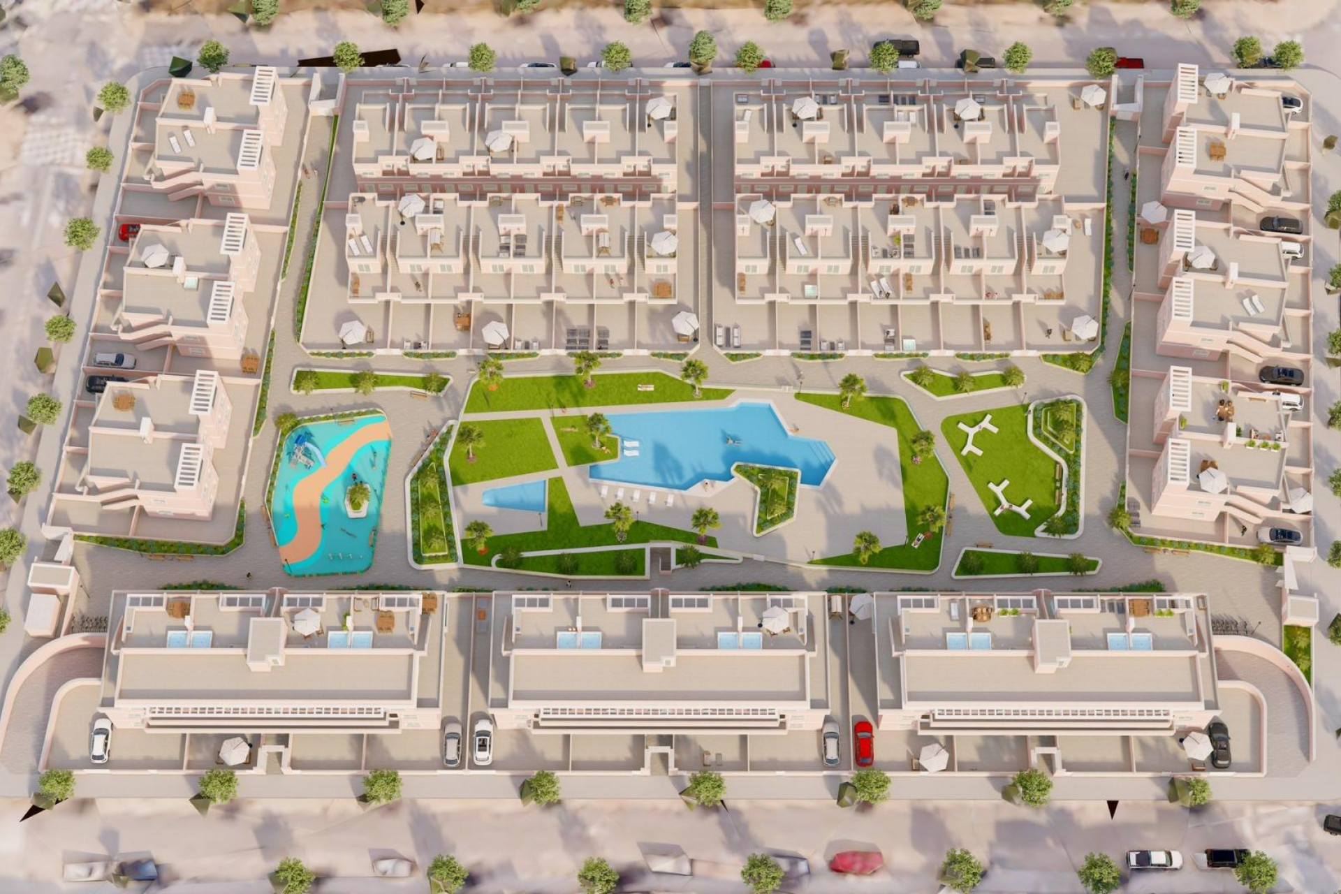 Nouvelle construction - Maison mitoyenne -
Pilar de la Horadada - Lo Monte