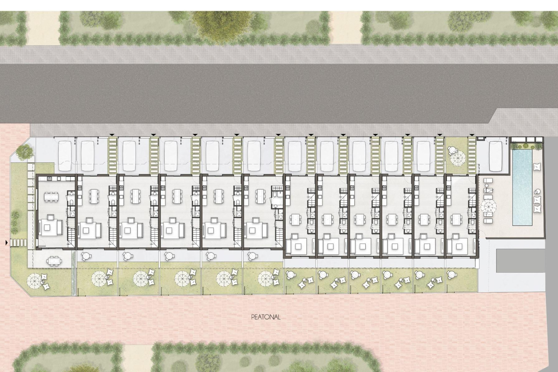Nouvelle construction - Maison mitoyenne -
Pilar de la Horadada - pueblo