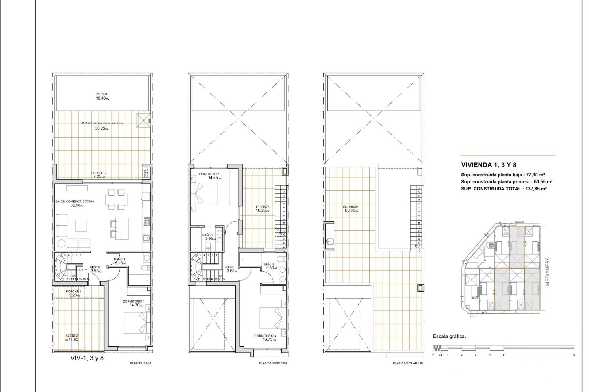 Nouvelle construction - Maison mitoyenne -
San Javier - pueblo
