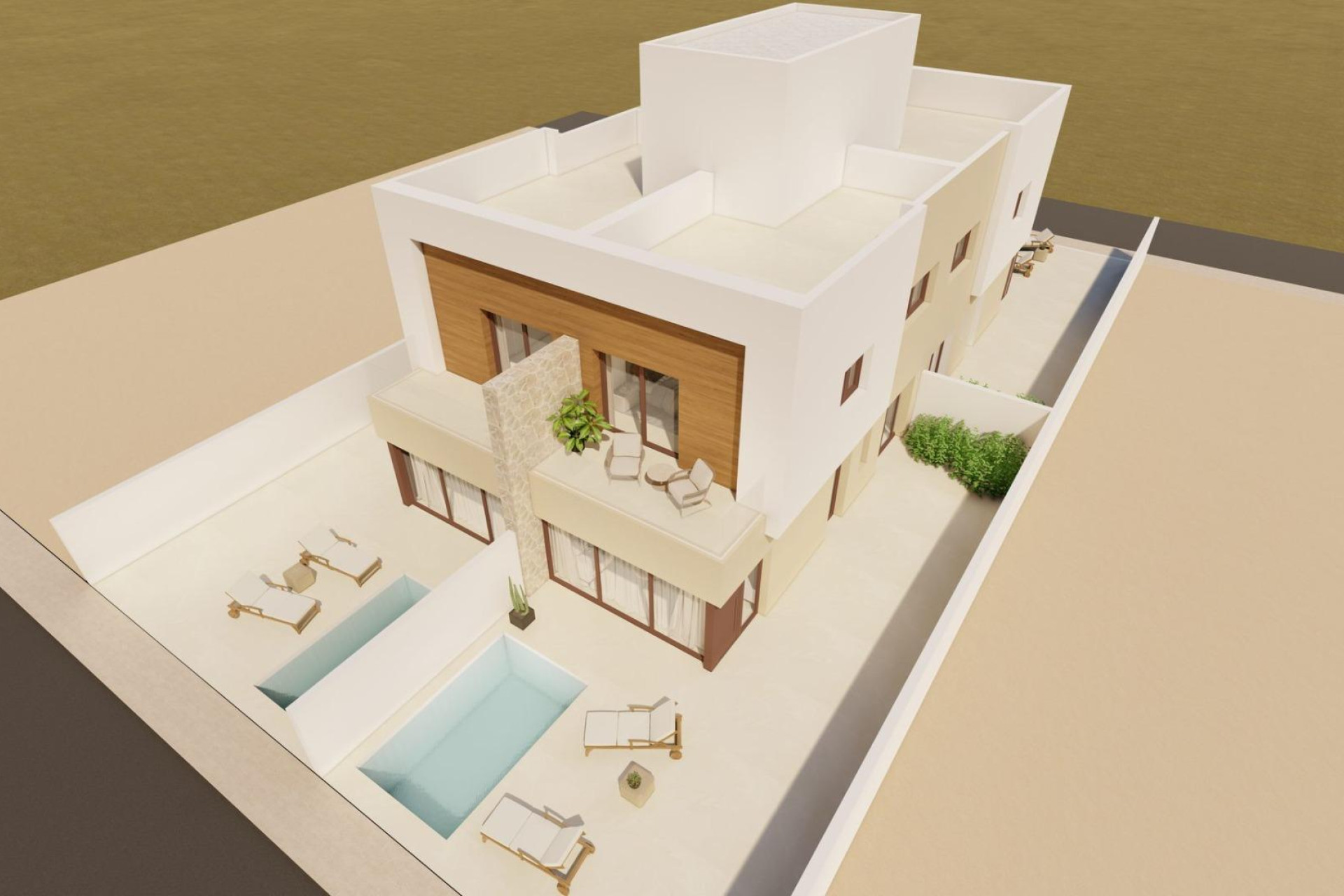 Nouvelle construction - Maison mitoyenne -
San Javier - pueblo
