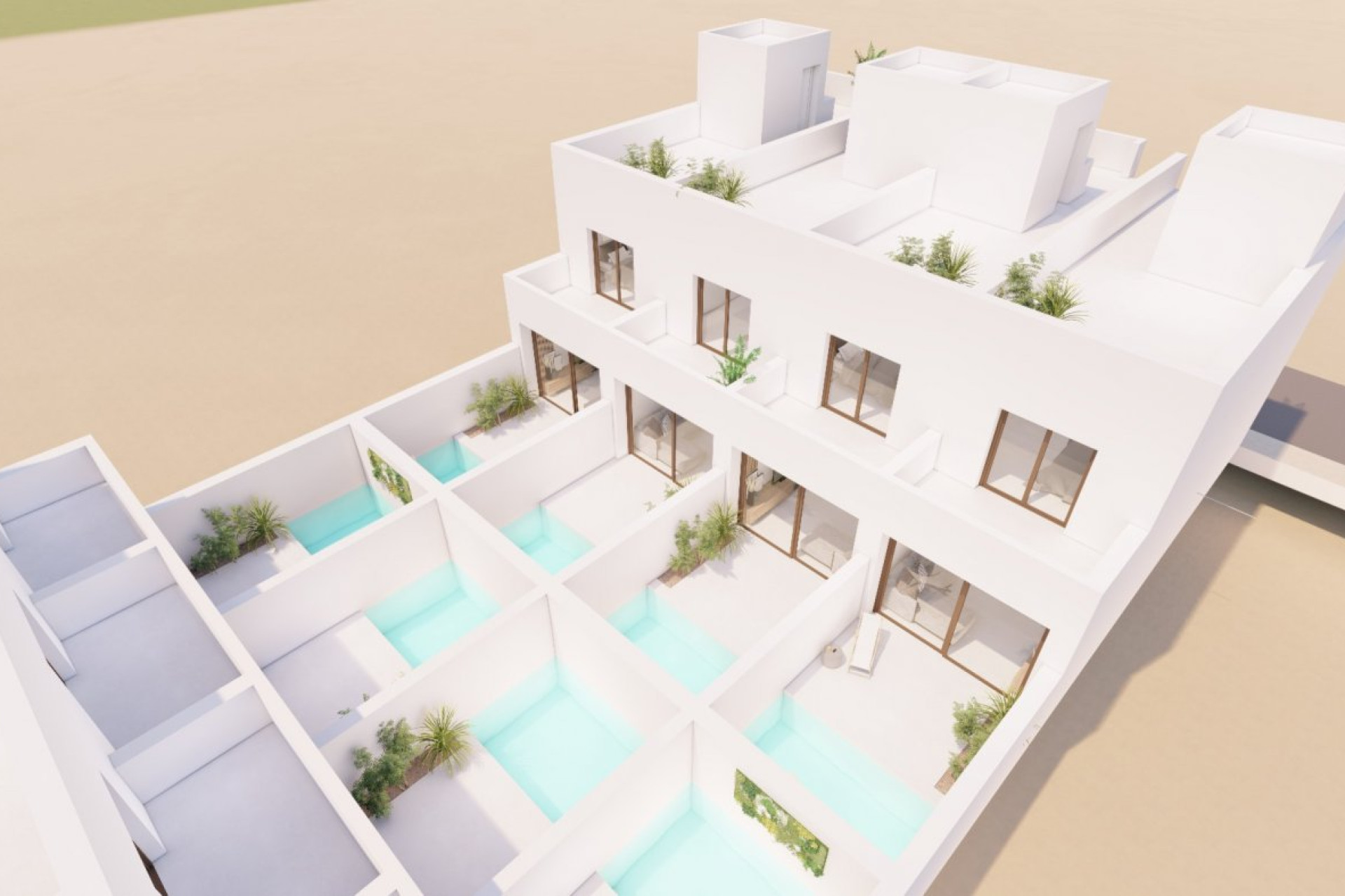 Nouvelle construction - Maison mitoyenne -
San Javier - pueblo