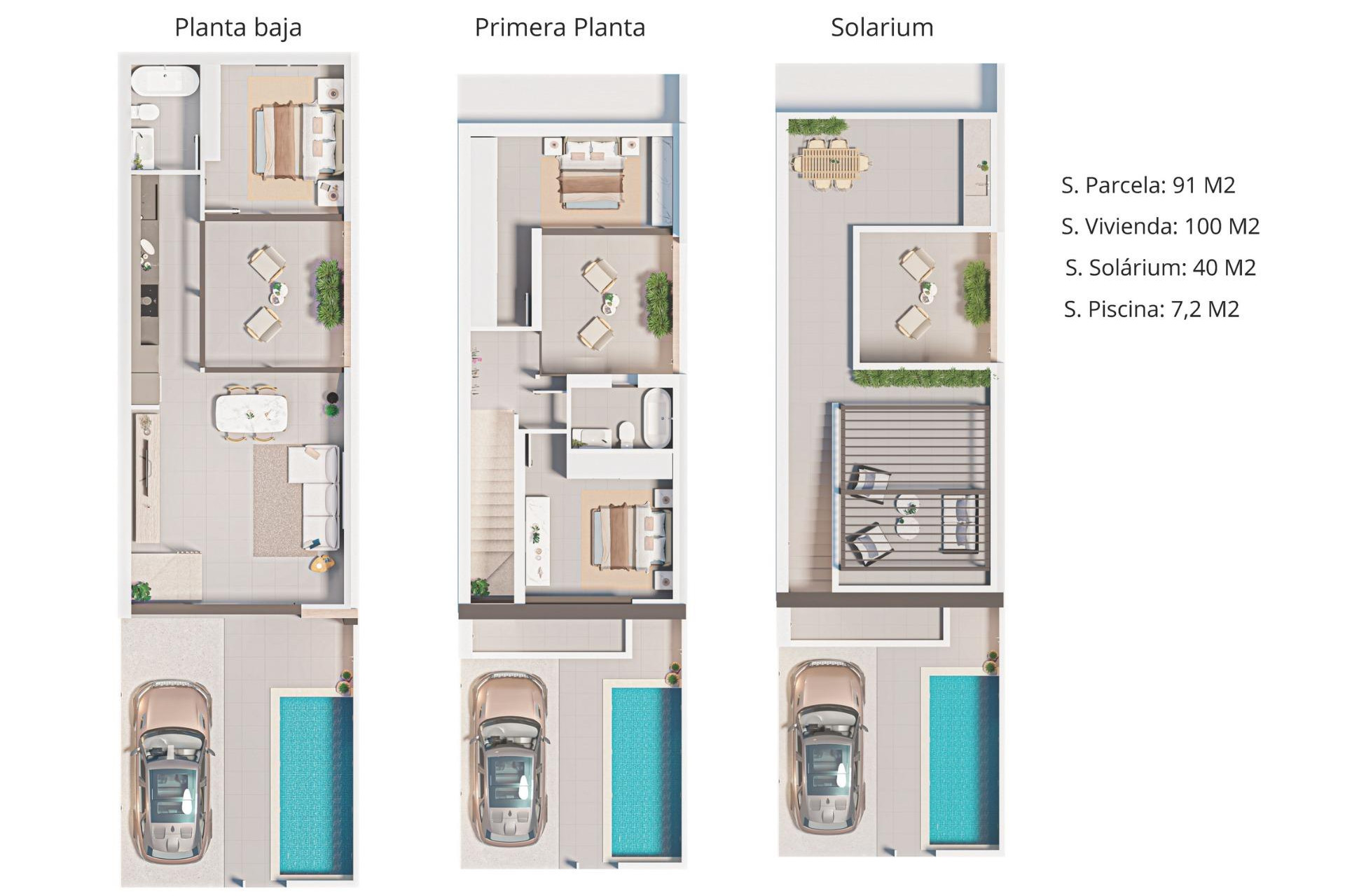 Nouvelle construction - Maison mitoyenne -
San Pedro del Pinatar - Pueblo