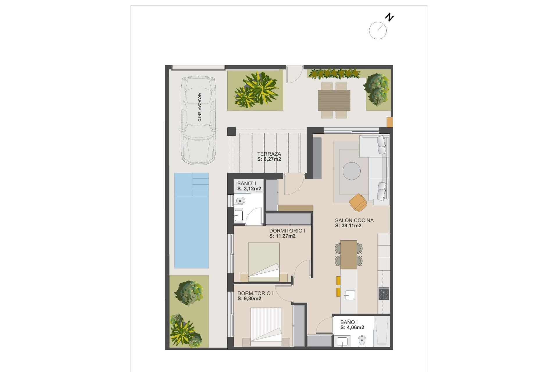 Nouvelle construction - Maison mitoyenne -
Torre Pacheco - El Alba