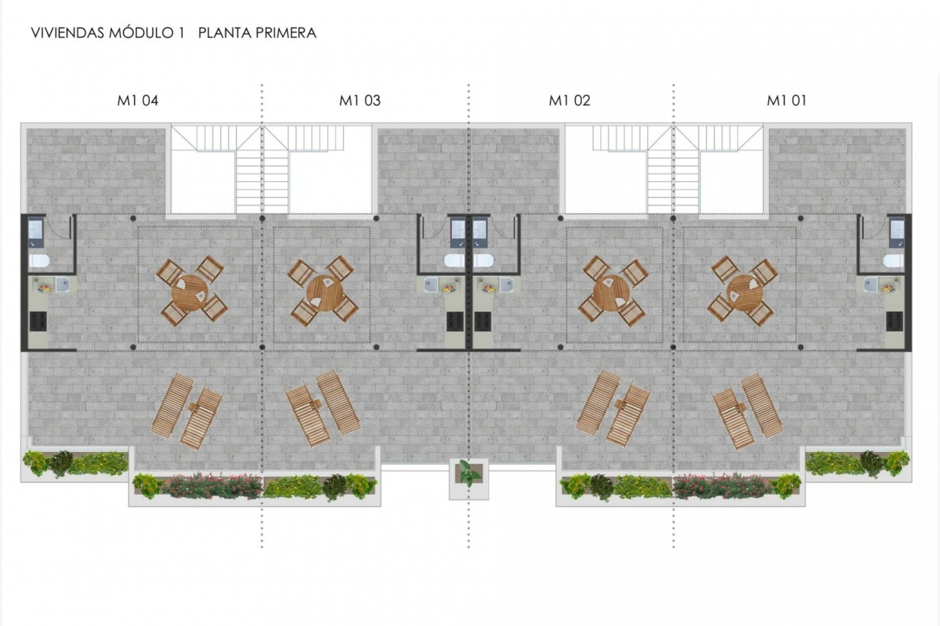 Nouvelle construction - Maison mitoyenne -
Torre Pacheco - Torrepacheco