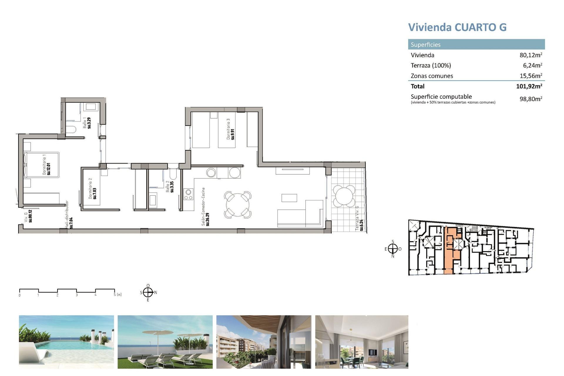 Nouvelle construction - Penthouse -
Guardamar del Segura - Pueblo