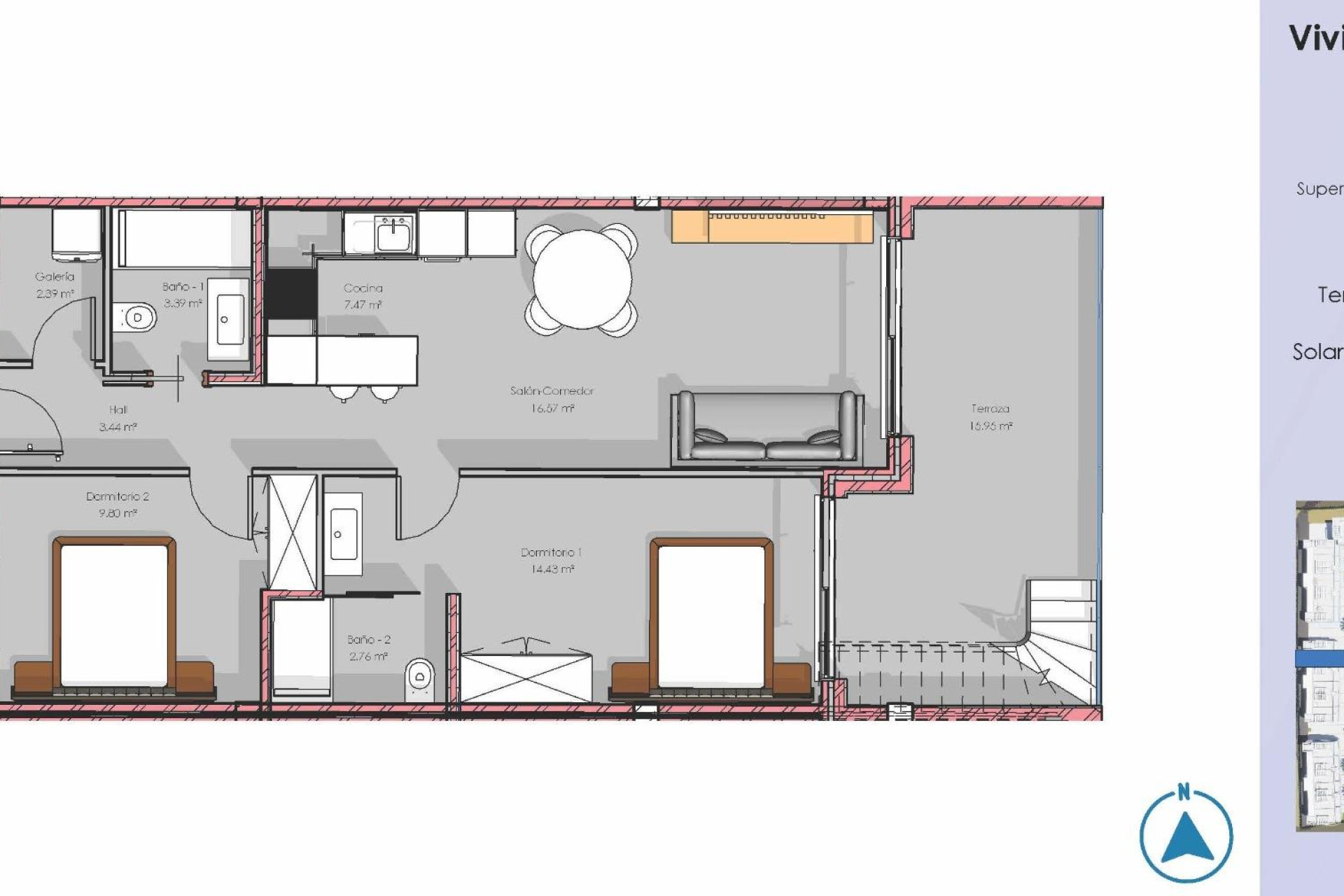 Nouvelle construction - Penthouse -
Guardamar del Segura