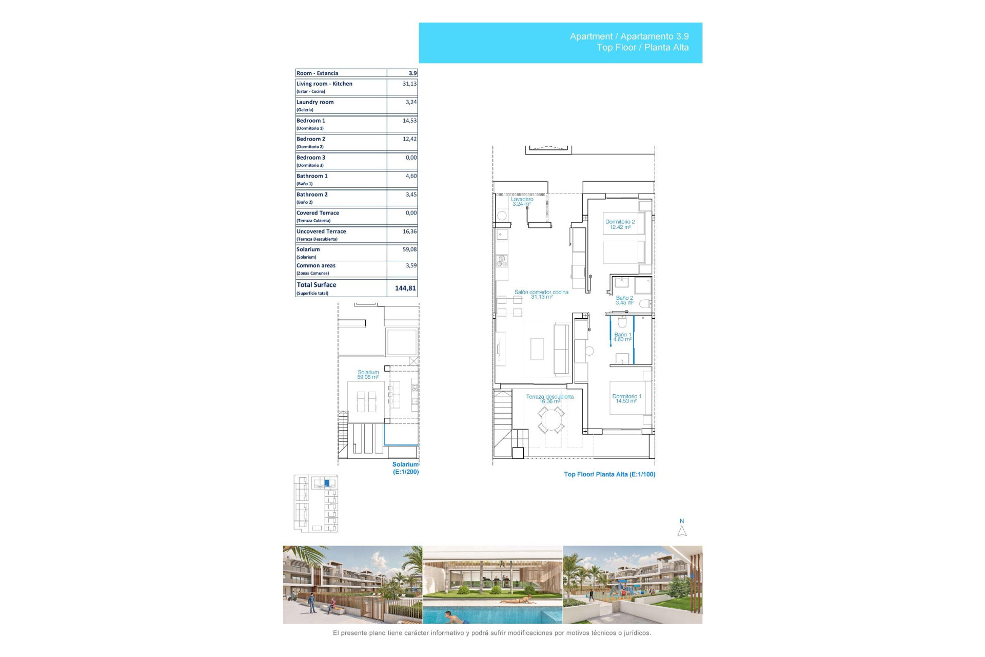 Nouvelle construction - Penthouse -
Pilar de la Horadada - Playa de las Higuericas