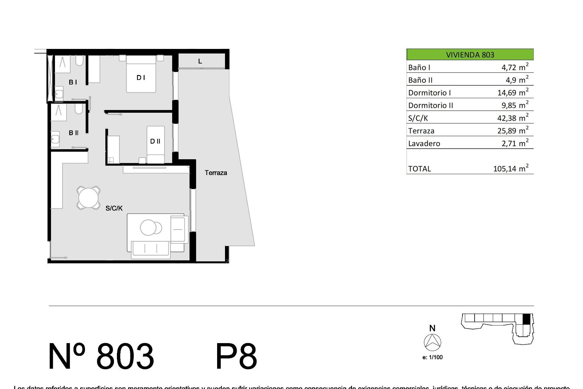 Nouvelle construction - Penthouse -
San Miguel de Salinas - Pueblo