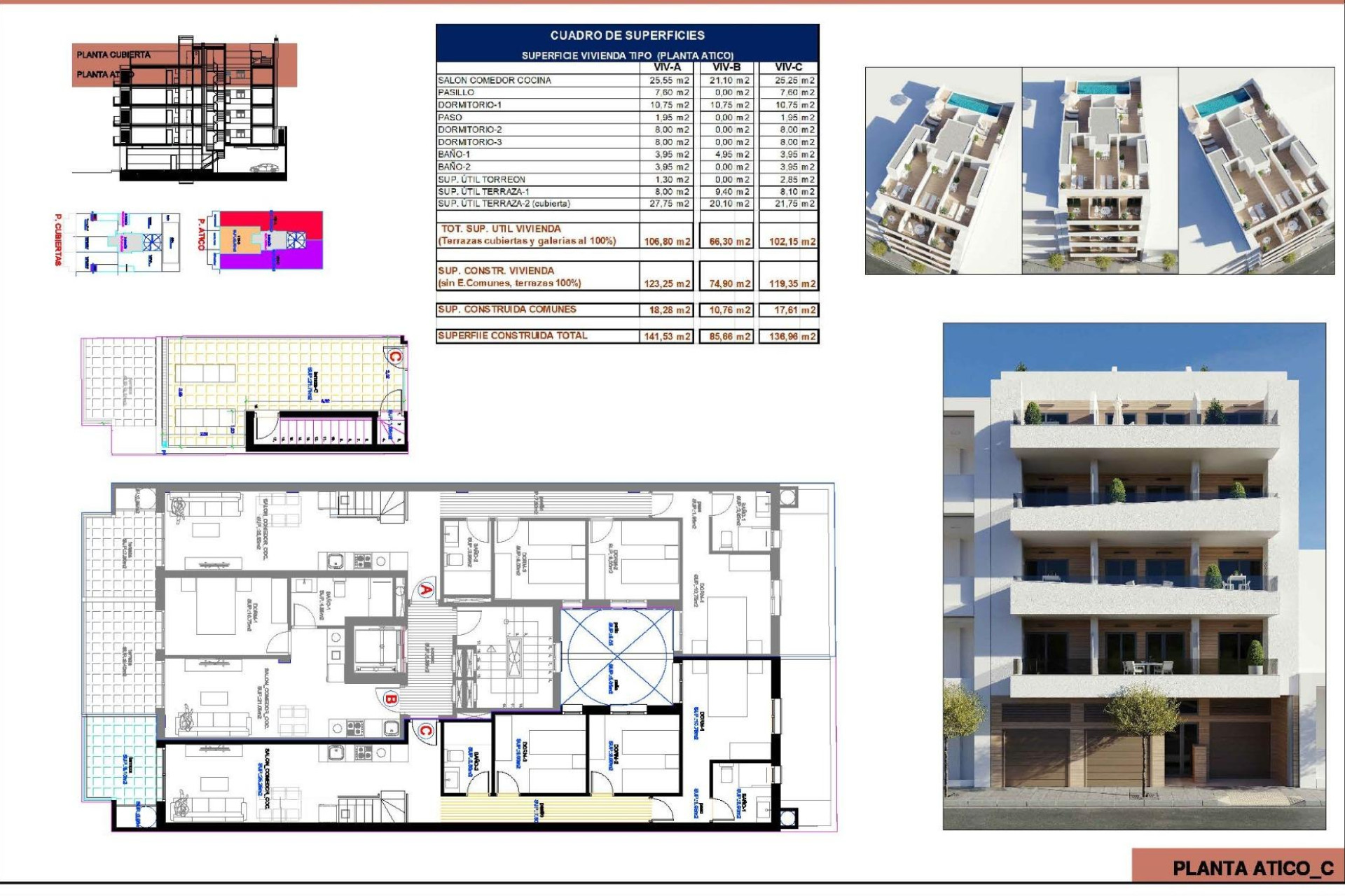 Nouvelle construction - Penthouse -
Torrevieja - Centro