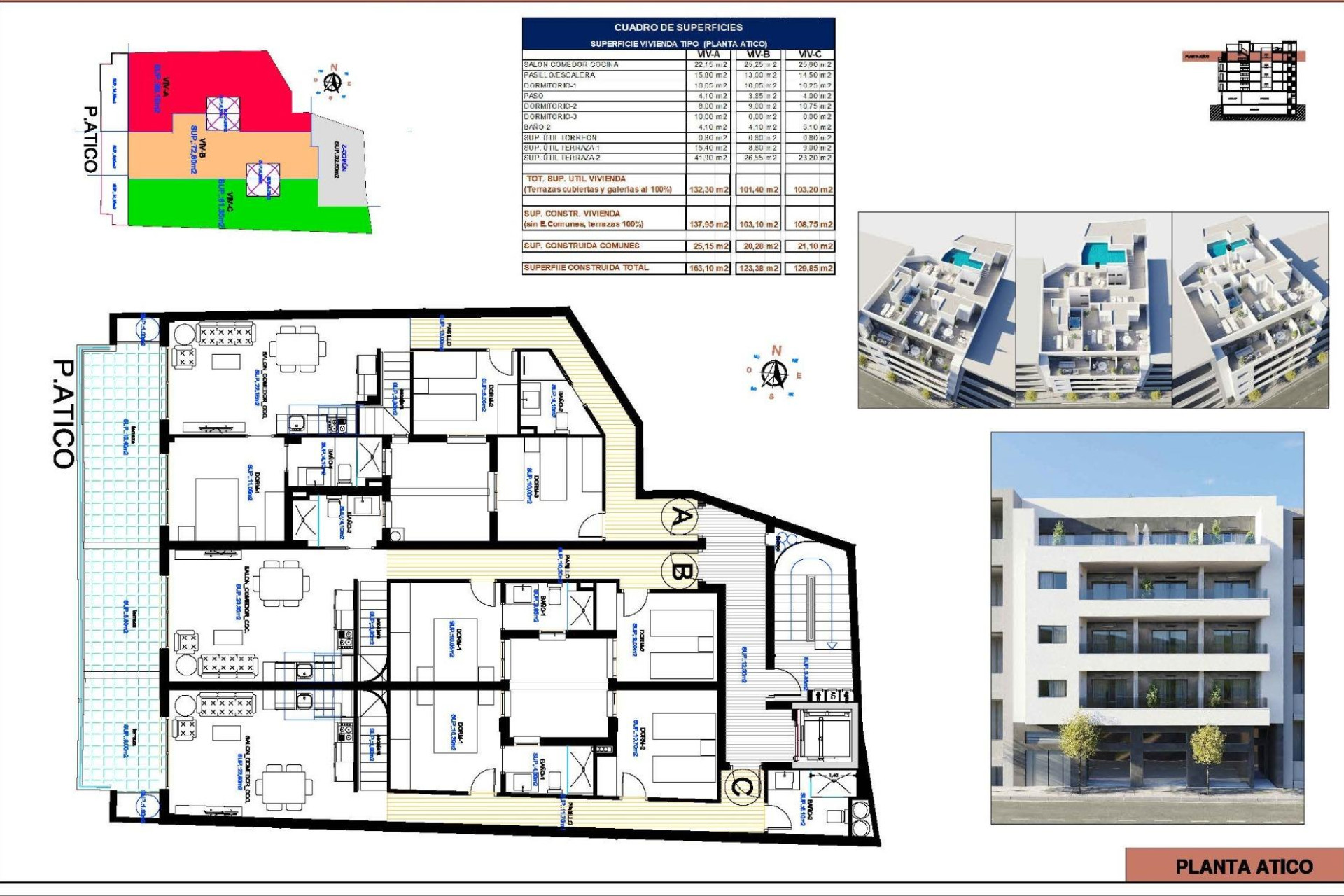 Nouvelle construction - Penthouse -
Torrevieja - Centro