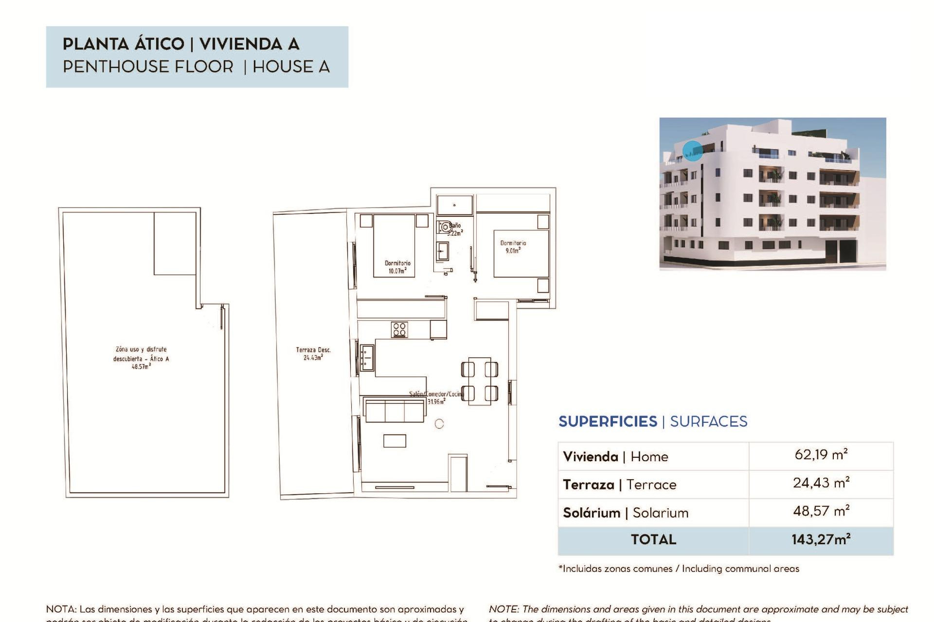 Nouvelle construction - Penthouse -
Torrevieja - pueblo