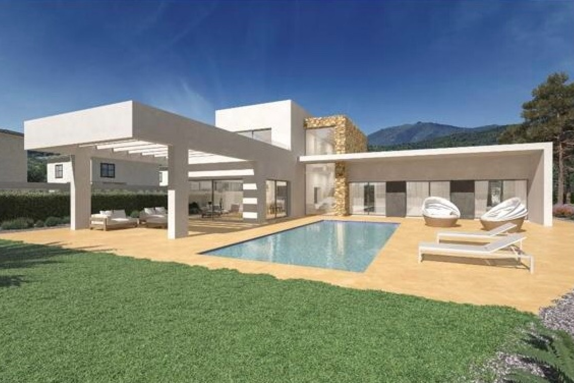 Nouvelle construction - Villa -
Aspe