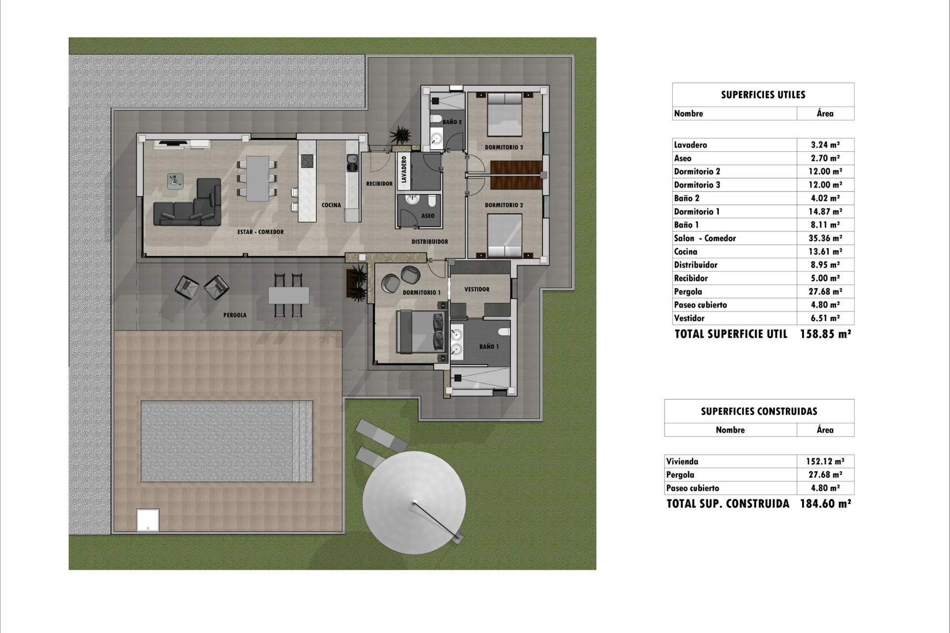 Nouvelle construction - Villa -
Pinoso - Lel