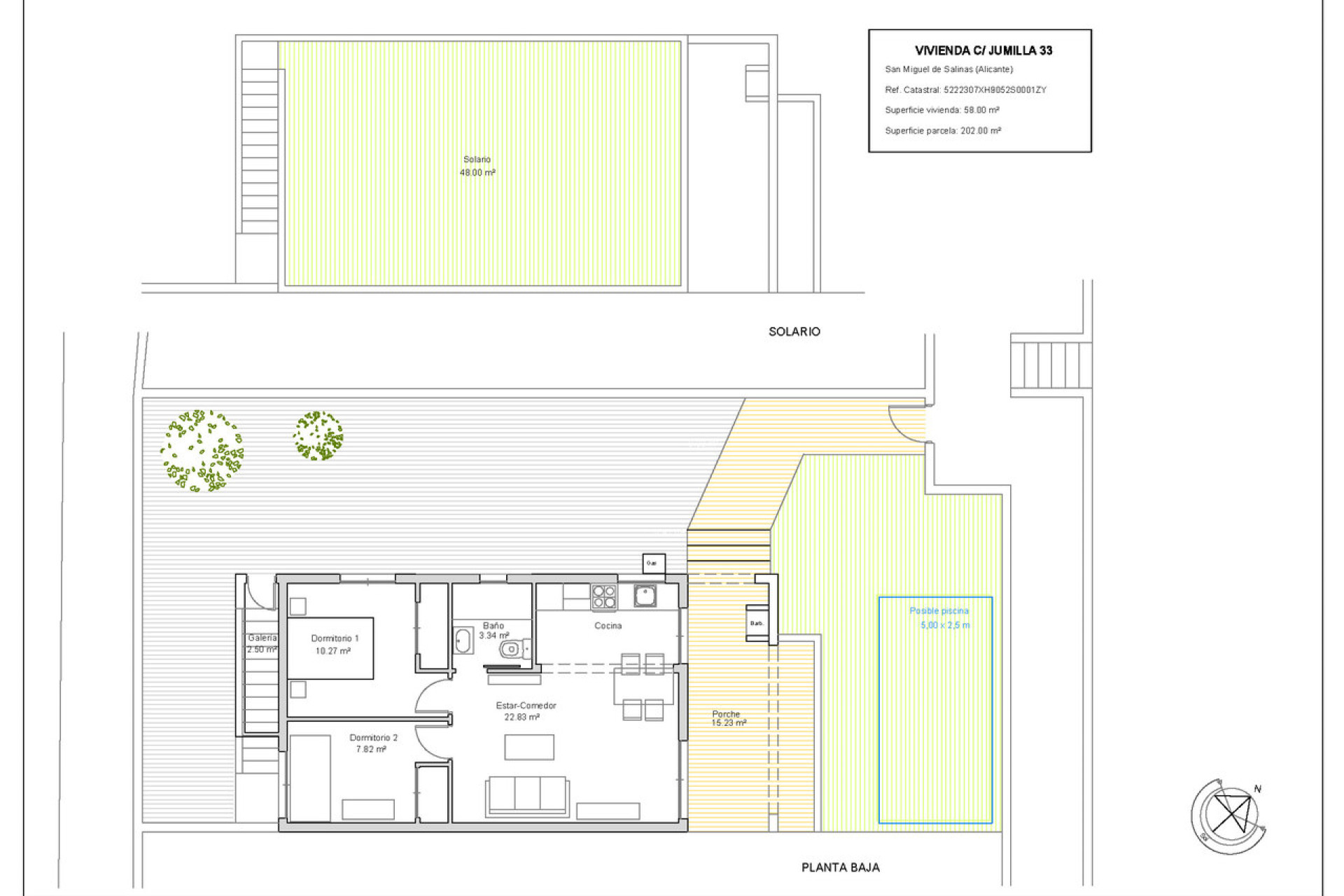 Revente - Bungalow -
Villamartín