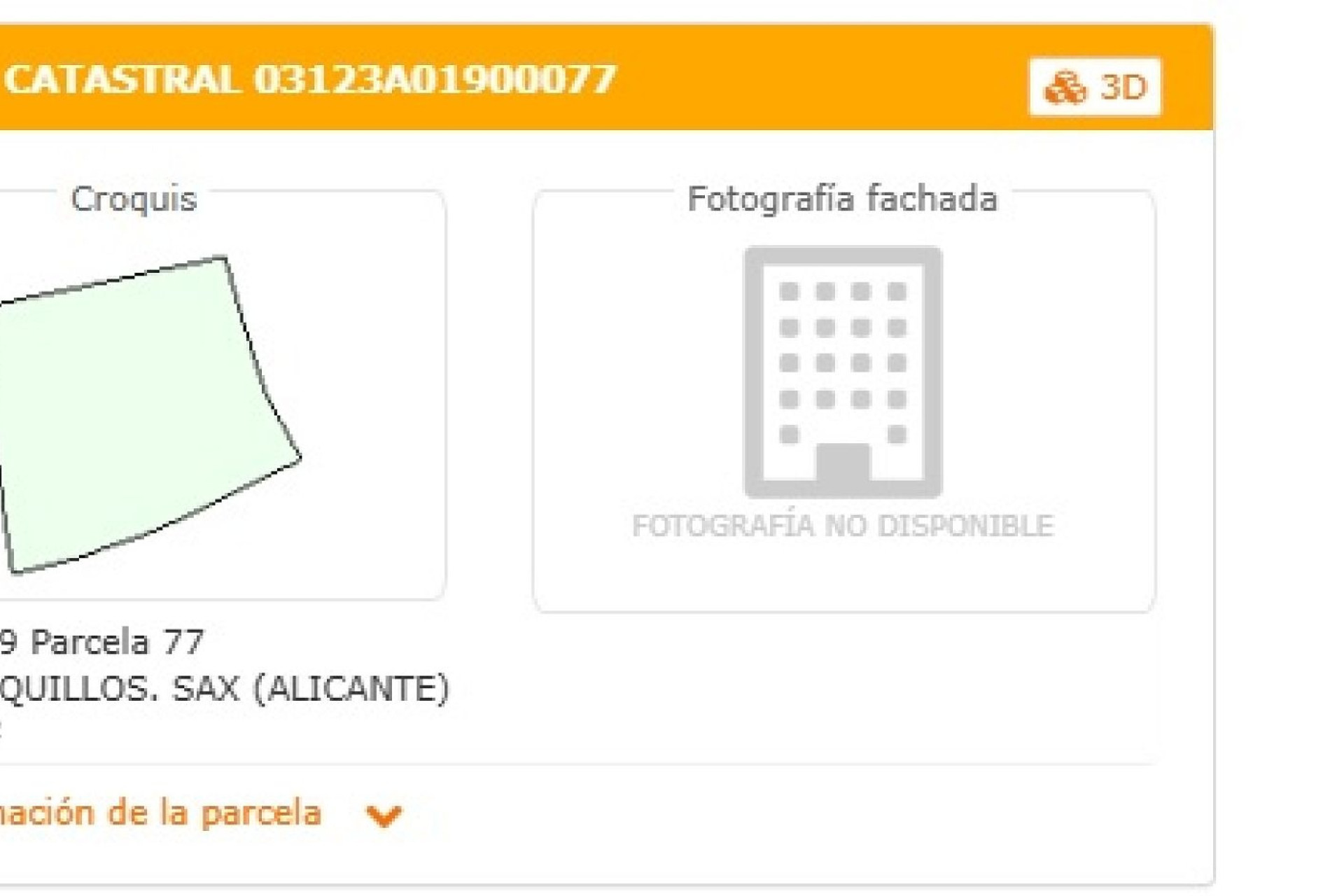 Revente - Terrain -
Sax