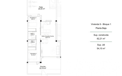 Nieuwbouw - Bungalow -
Orihuela Costa - PAU 26