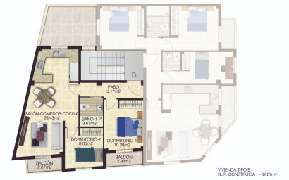 New Build - Apartment -
Jacarilla - pueblo