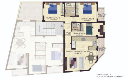 New Build - Apartment -
Jacarilla - pueblo