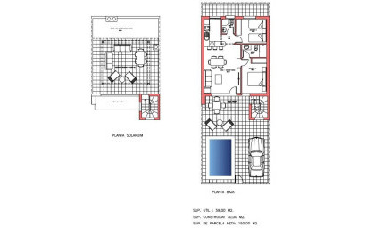 Nieuwbouw - Herenhuis -
Fuente Álamo - La Pinilla
