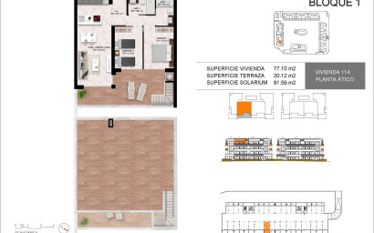 Nouvelle construction - Penthouse -
Torrevieja - La Siesta