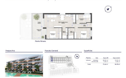 Nouvelle construction - Appartement -
San Javier - Santiago De La Ribera