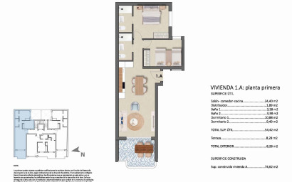 Nouvelle construction - Appartement -
Pilar de la Horadada - Torre De La Horadada