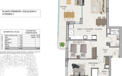 Nouvelle construction - Appartement -
Santa Pola - Estacion de autobuses