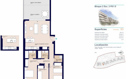 Nieuwbouw - Plat -
Denia - Playa de La Almadraba