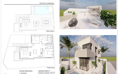 New Build - Bungalow -
Pilar de la Horadada - pueblo