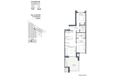 New Build - Apartment -
Los Alcazares - Serena Golf