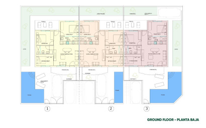 New Build - Bungalow -
Pilar de la Horadada - parques de Andromeda