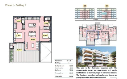 Nouvelle construction - Appartement -
Torre Pacheco - Santa Rosalia Lake And Life Resort