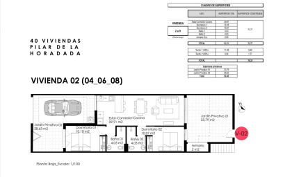 New Build - Bungalow -
Pilar de la Horadada - pueblo