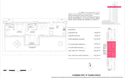 Nouvelle construction - Penthouse -
Villajoyosa - Cala de Finestrat