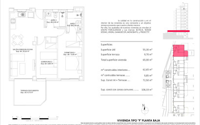 Nouvelle construction - Appartement -
Villajoyosa - Cala de Finestrat