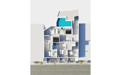Nouvelle construction - Penthouse -
Torrevieja - Centro