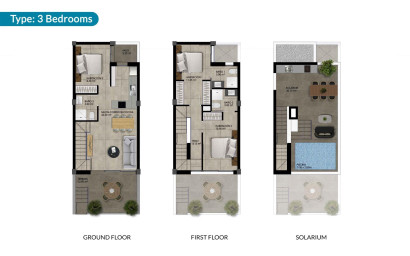 Nouvelle construction - Maison mitoyenne -
Dolores - Sector 2