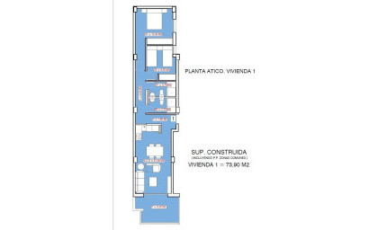 Nouvelle construction - Penthouse -
Torrevieja - Playa El Acequión