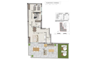 Nouvelle construction - Penthouse -
Santa Pola - Centro