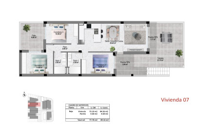 Nieuwbouw - Bungalow -
Pilar de la Horadada - pueblo