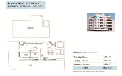 Nieuwbouw - Penthouse -
Torrevieja - pueblo