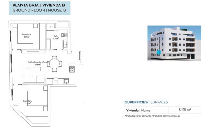 Nieuwbouw - Plat -
Torrevieja - pueblo